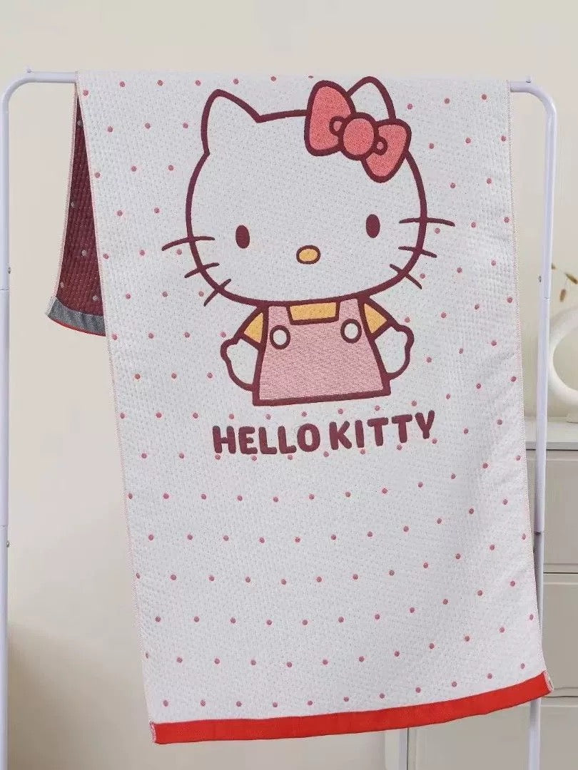 Kitty charm towel