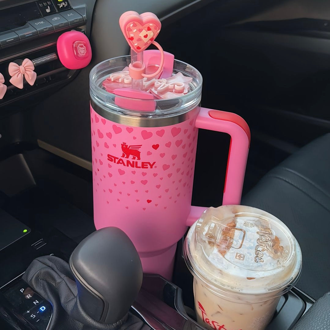 Pink Valentines Day Stnley Cup